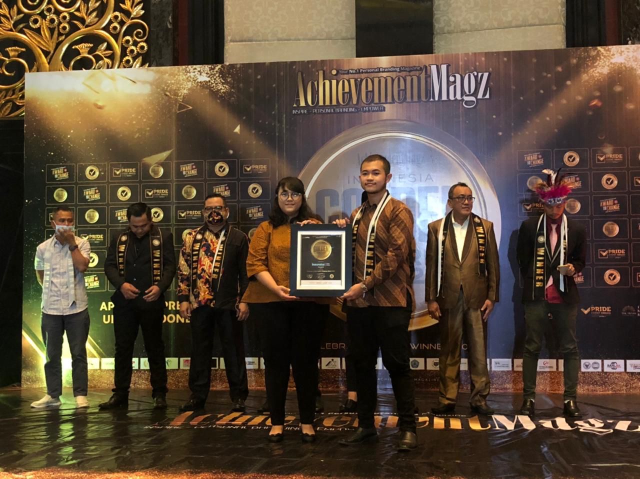 Penghargaan Indonesia Golden Award untuk asuransi insureka!