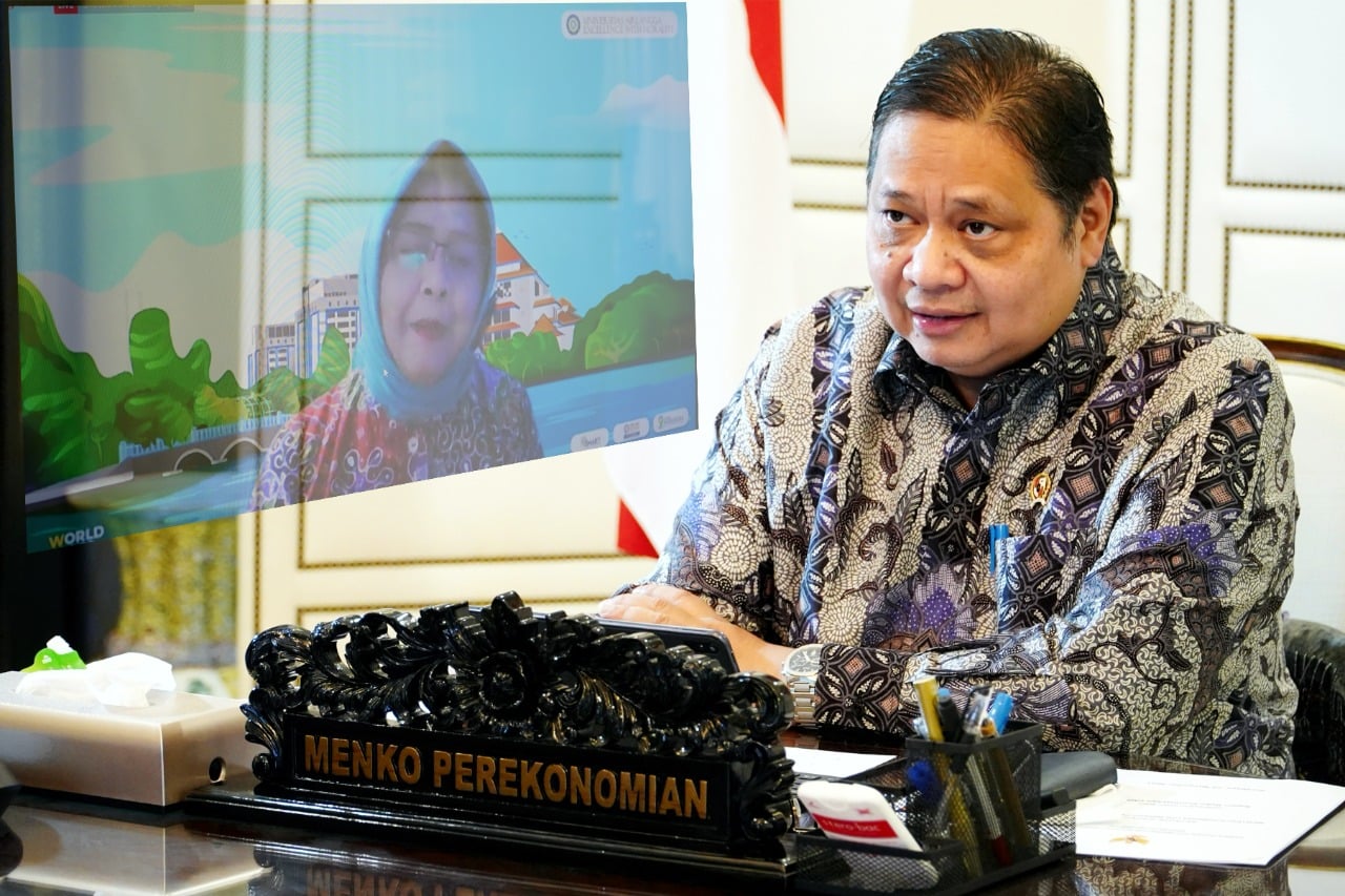 Menko Perekonomian Airlangga Hartarto.