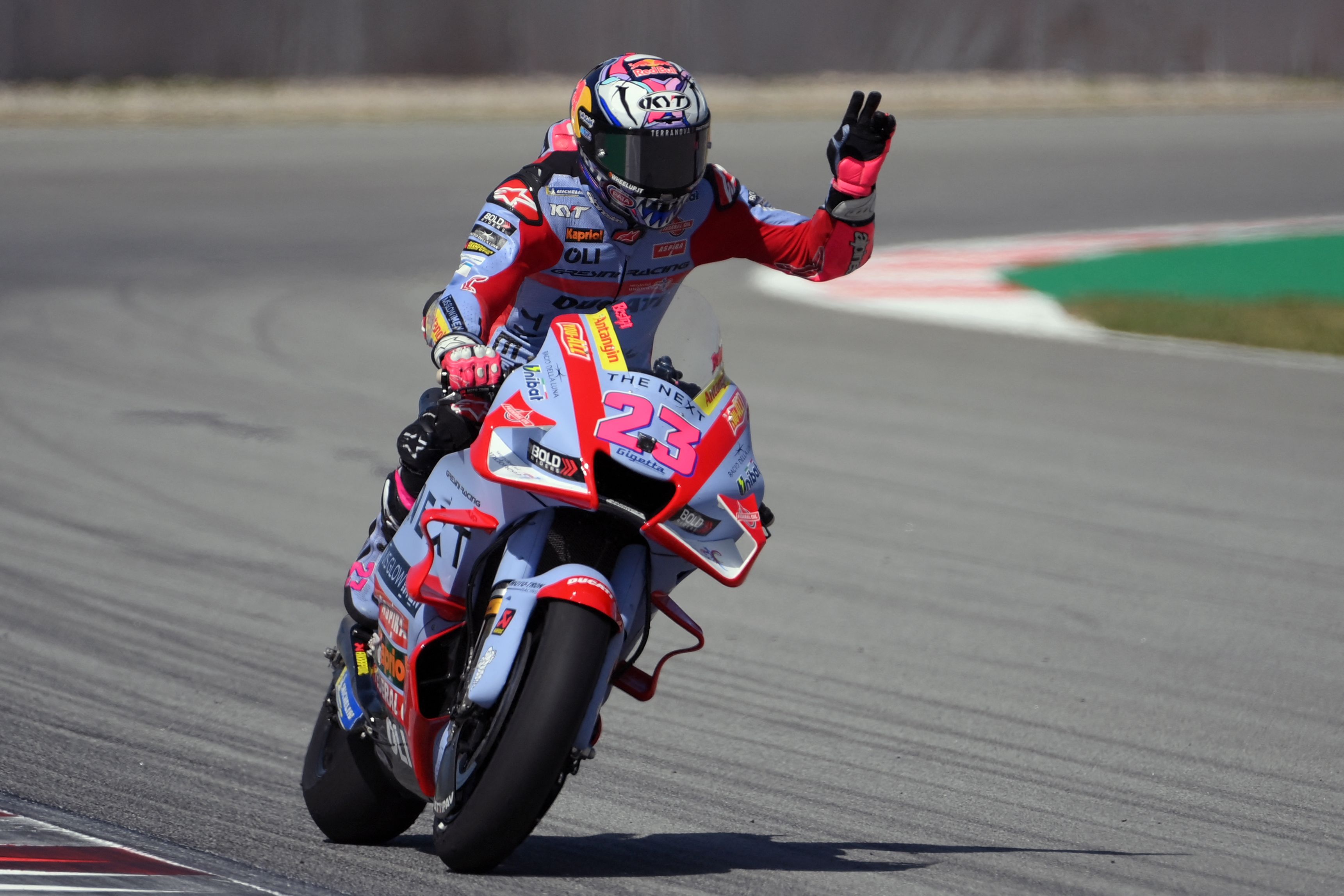 Pembalap tim Gresini Racing Enea Bastianini