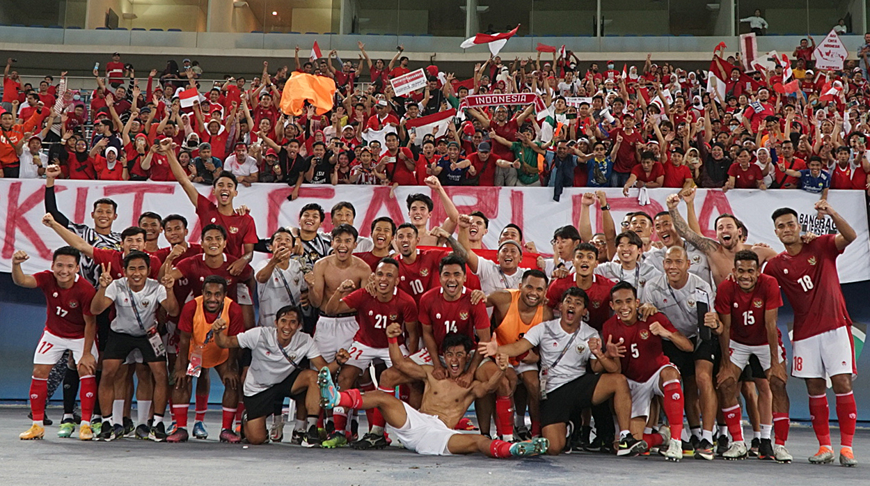 Timnas Indonesia lolos ke putaran final Piala Asia 2023.