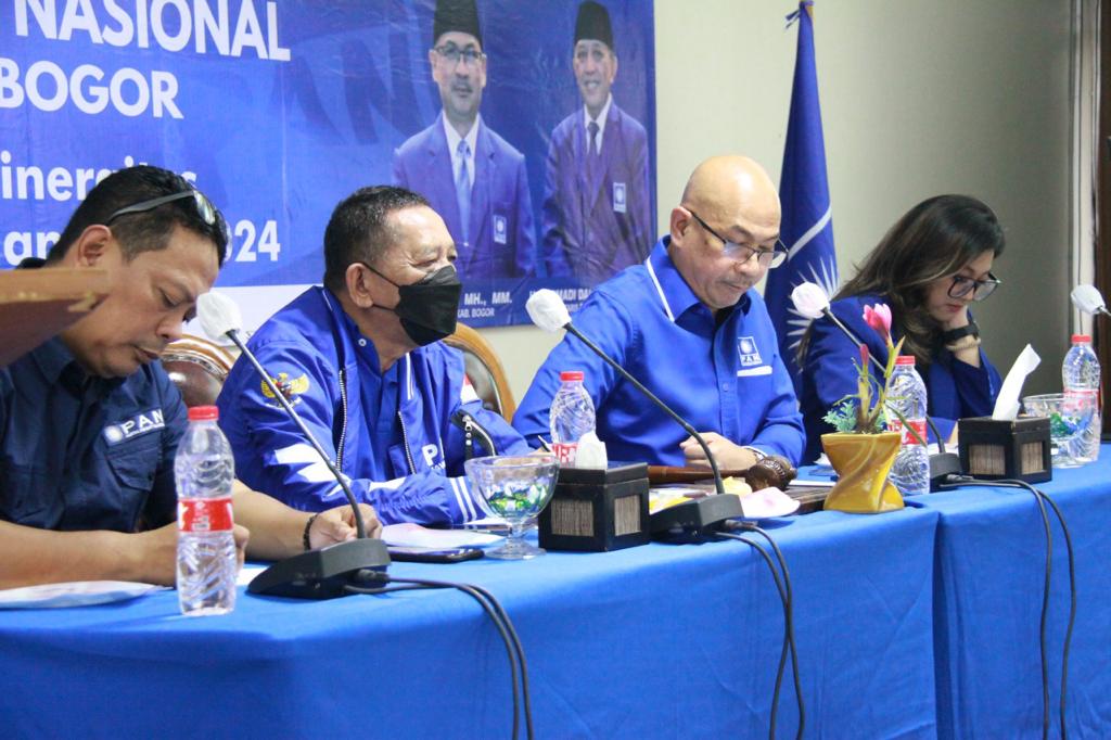 DPD Partai Amanat Nasional (PAN) Kabupaten Bogor menggelar Rakerda di Cisarua, Kabupaten Bogor, Jawa Barat.