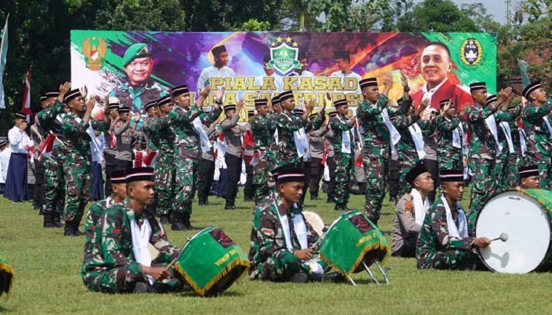 Gladi bersih pembukaan Liga Santri Piala KSAD 2022