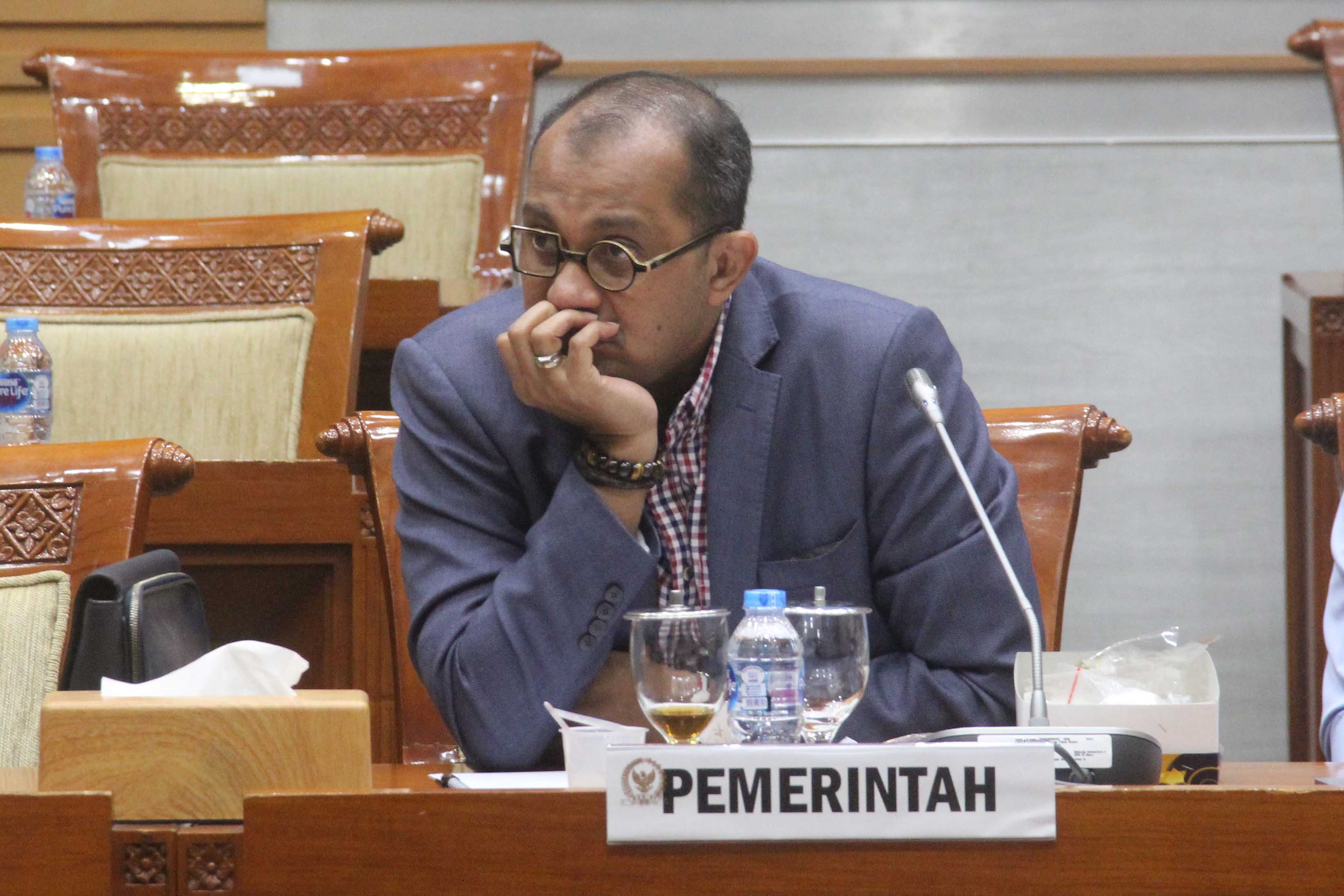  Wakil Menteri Hukum dan HAM Edward Omar Sharif Hiariej 