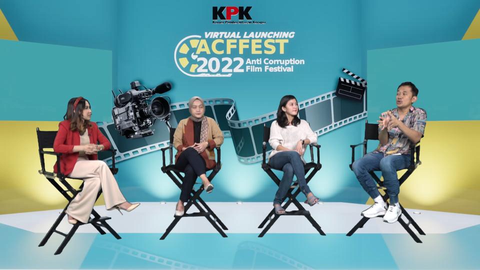 Konferensi pers peluncuran kompetisi film pendek Anti-Corruption Film Festival (ACFFEST) oleh KPK