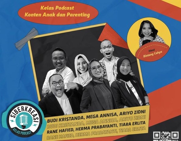 Kemenkominfo mengadakan Kelas Podcast Siberkreasi yang mengusung tema Parenting dan Anak.