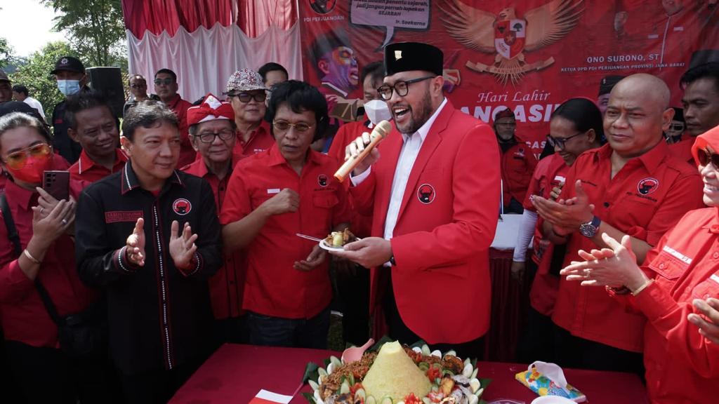 Peringatan Hari Lahir Pancasila oleh PDIP  di Kabupaten Bogor