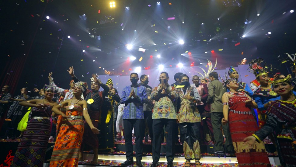 Festival Nusantara Gemilang dalam rangka menyambut Hari Bhayangkara ke-76.