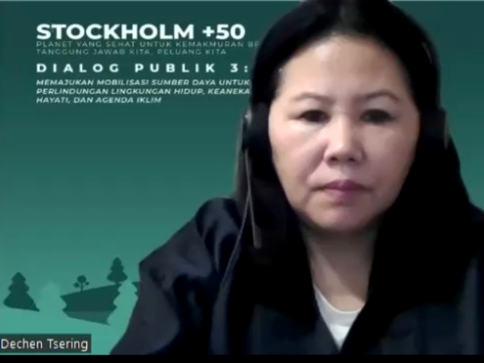 Direktur Regional dan Perwakilan UNEP Asia-Pasifik, Dechen Tsering.