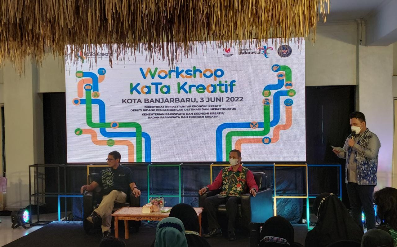Workshop Pengembangan Kabupaten/Kota (KaTa) Kreatif Kota Banjar Baru dilaksanakan pada Jumat (3/6) di Mess L Banjarbaru, Kalsel.