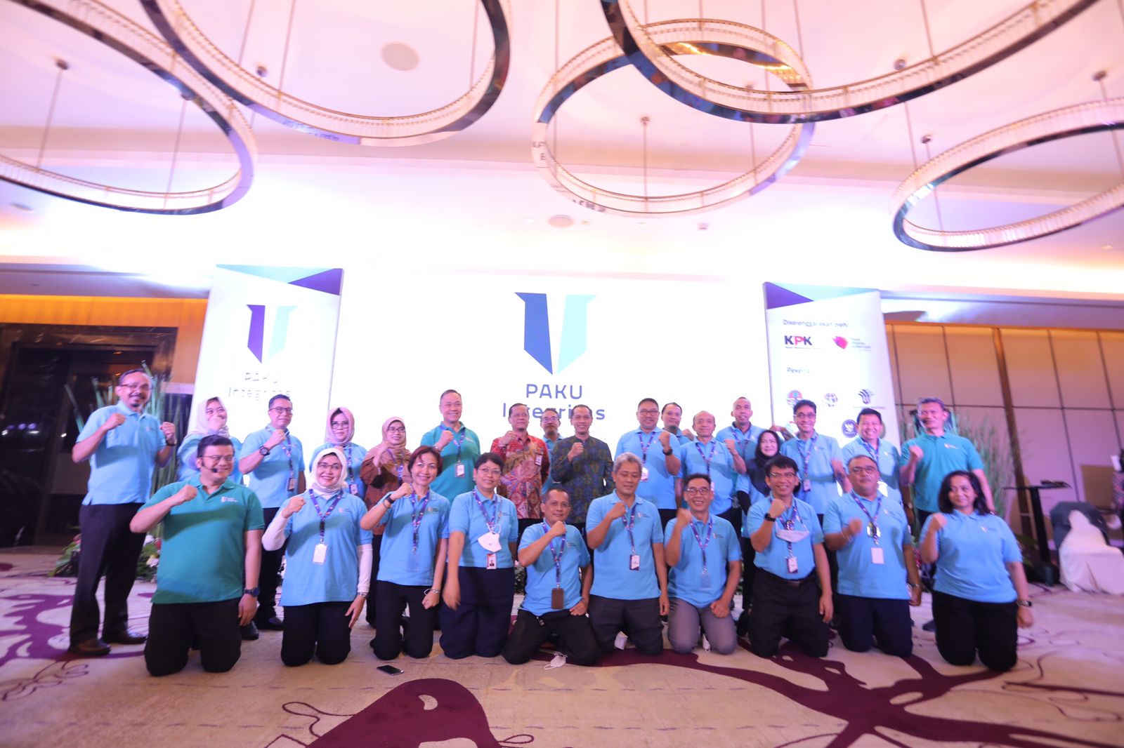 Para peserta Program Pelatihan Penguatan Antikorupsi untuk Penyelenggara Negara Berintegritas Batch 1 untuk para Eselon 1 dan 2 KLHK.