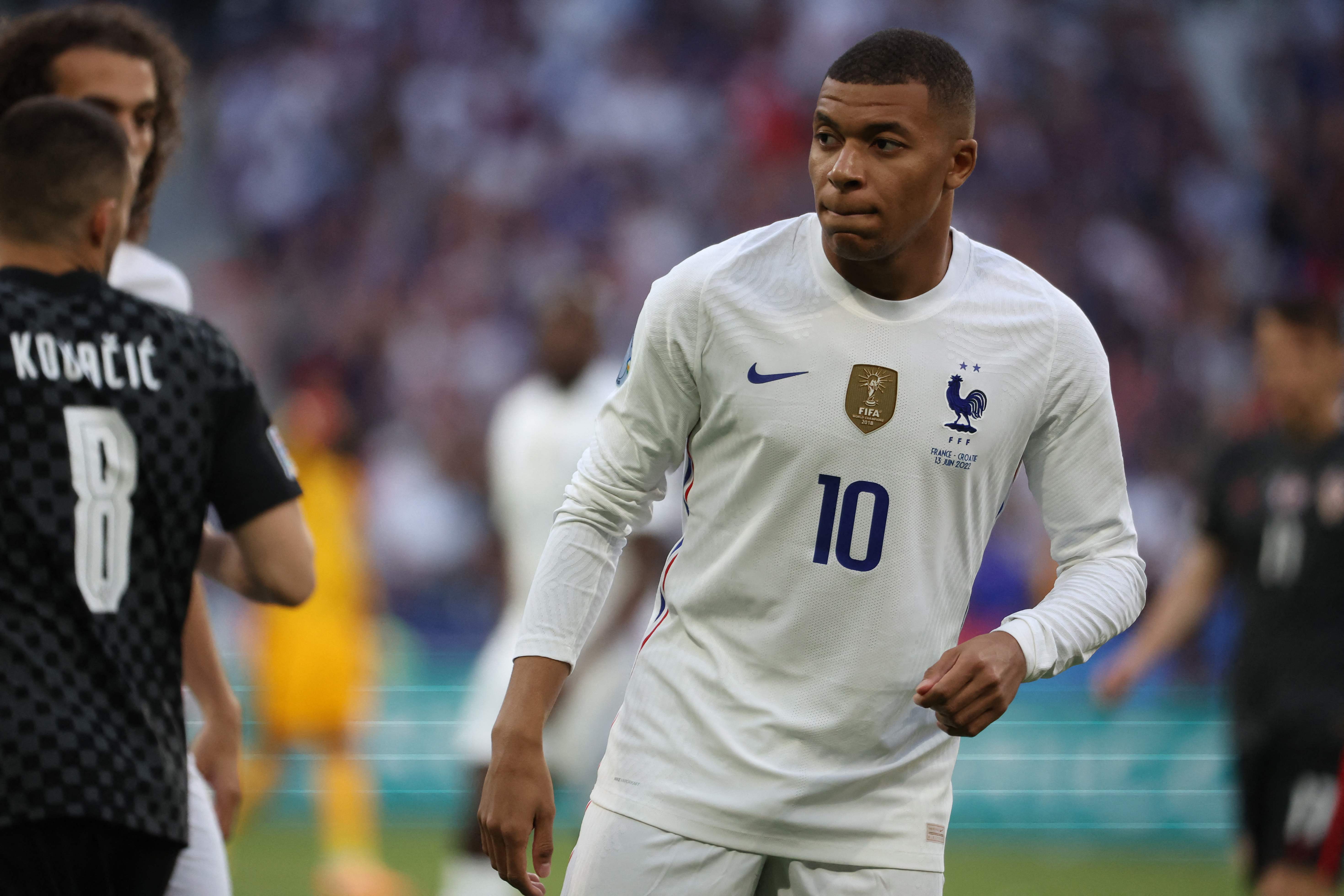 Penyerang timnas Prancis Kylian Mbappe