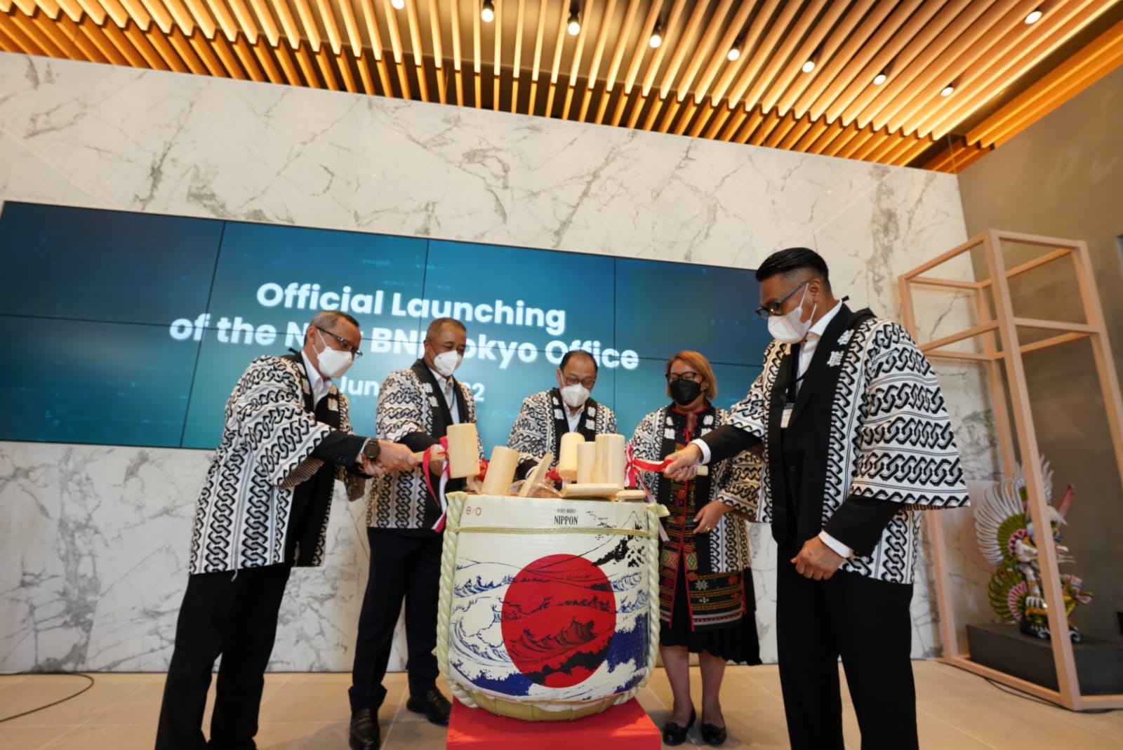 Acara peresmian BNI Tokyo, Kamis (9/6/2022).
