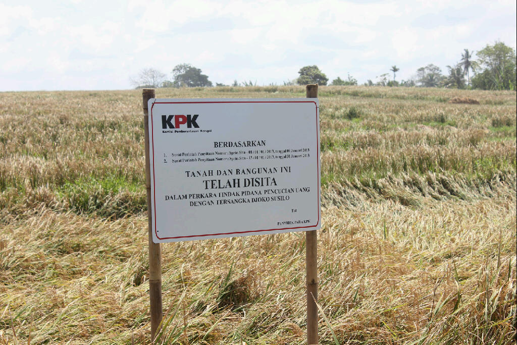 Ilustrasi: tanah sitaan KPK
