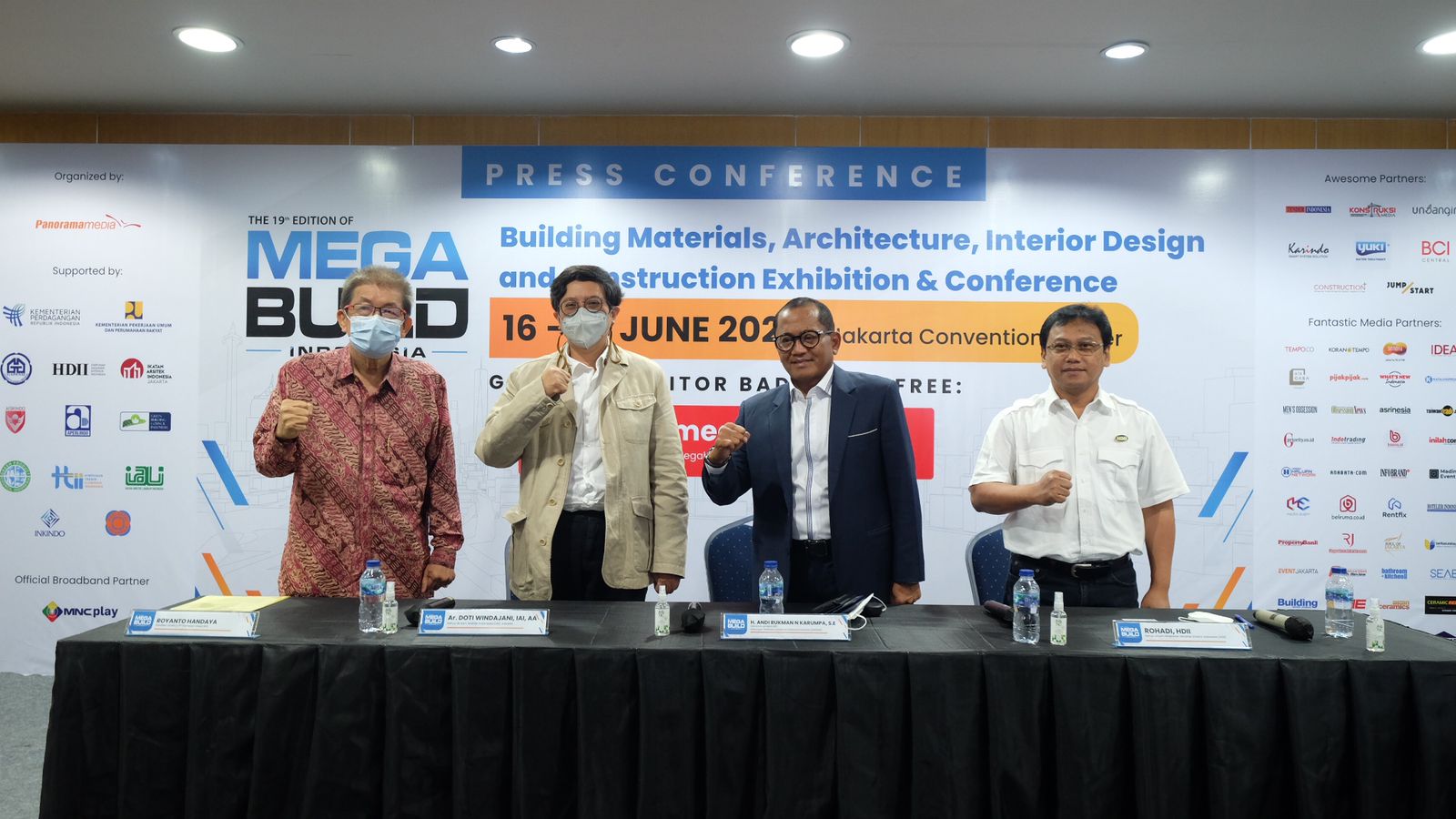 Konferensi Pers penyelenggaraan MEGABUILD Indonesia