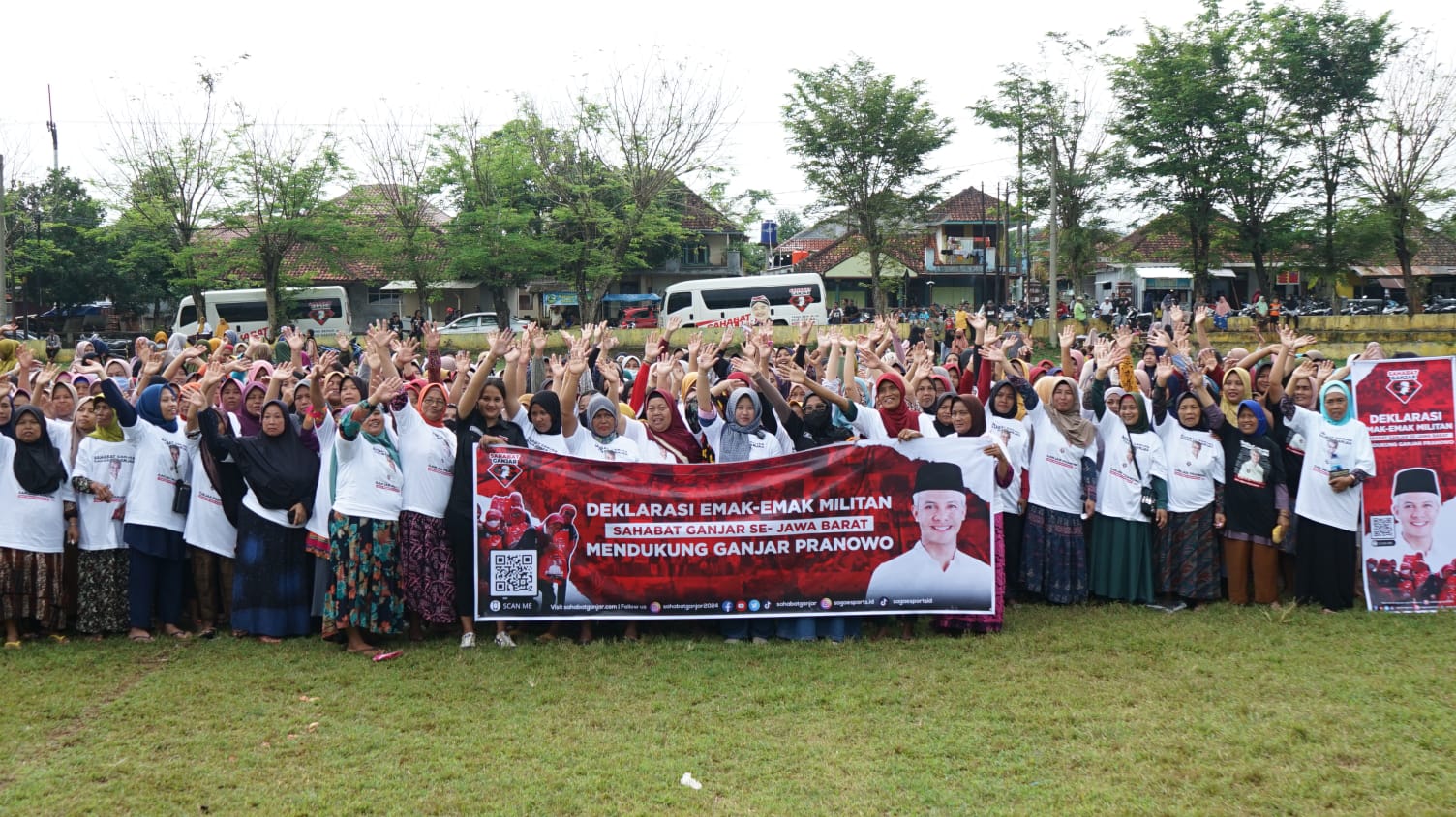Deklarasi dukungan emak-emak militan untuk Ganjar Pranowo