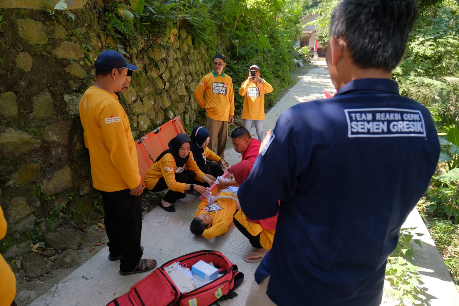 Pelatihan kebencanaan digelar Semen Gresik dan BPBD Rembang