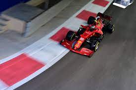 Pembalap Ferrari Carlos Sainz Jr beraksi di GP Abu Dhabi.  