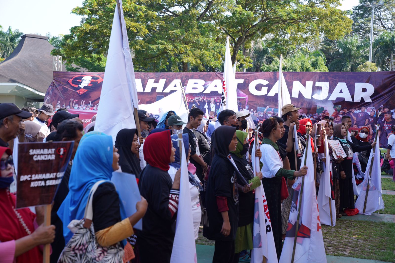 Kegiatan Sahabat Ganjar di Banten.