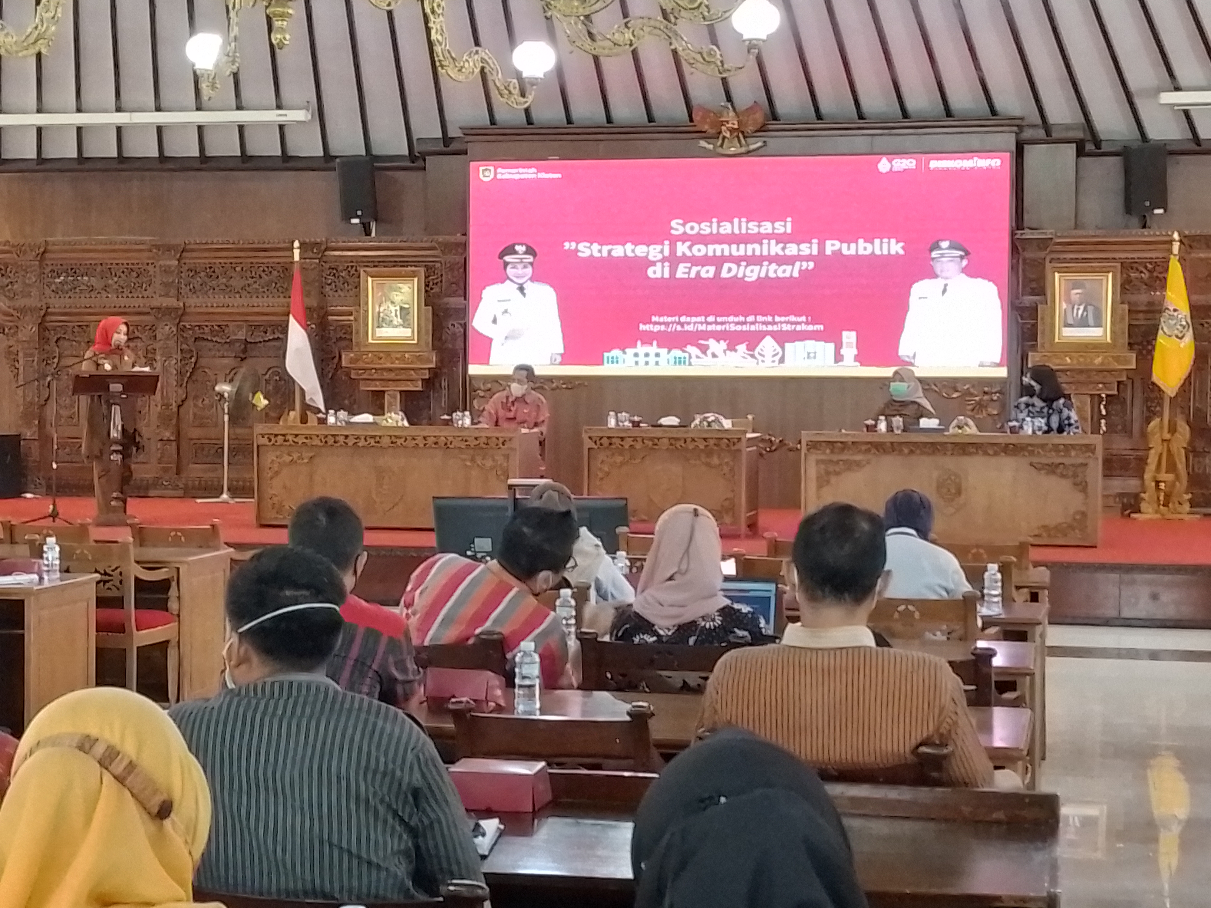 Sosialisasi strategi komunikasi publik di era digital yang digelar Pemkab Klaten,