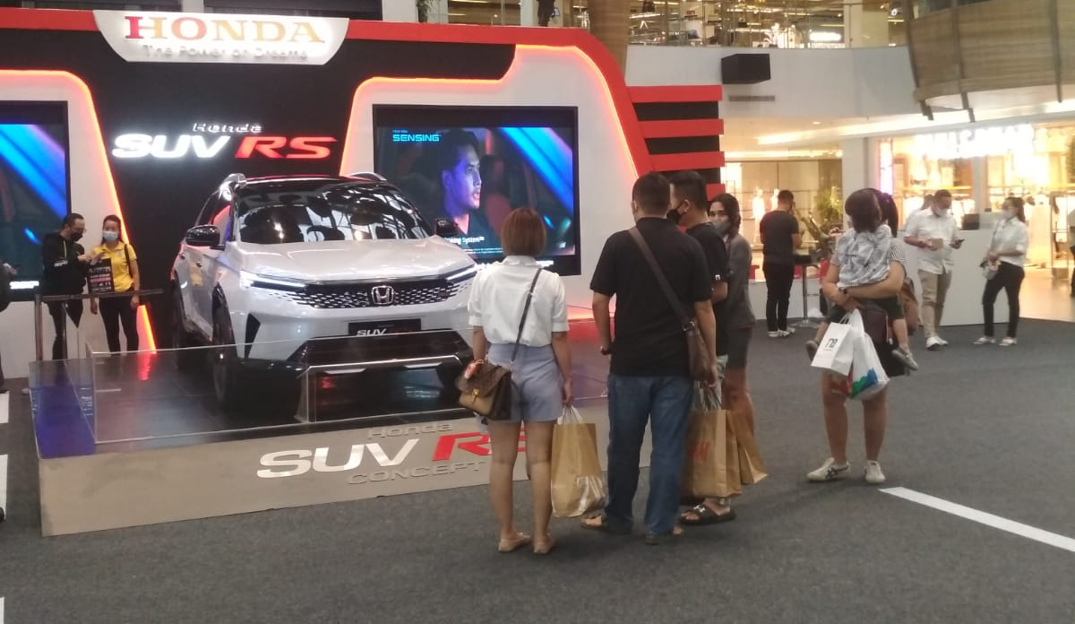 Honda SUV Concept dipamerkan di ajang Gaikindo Indonesia International Auto Show 2021.