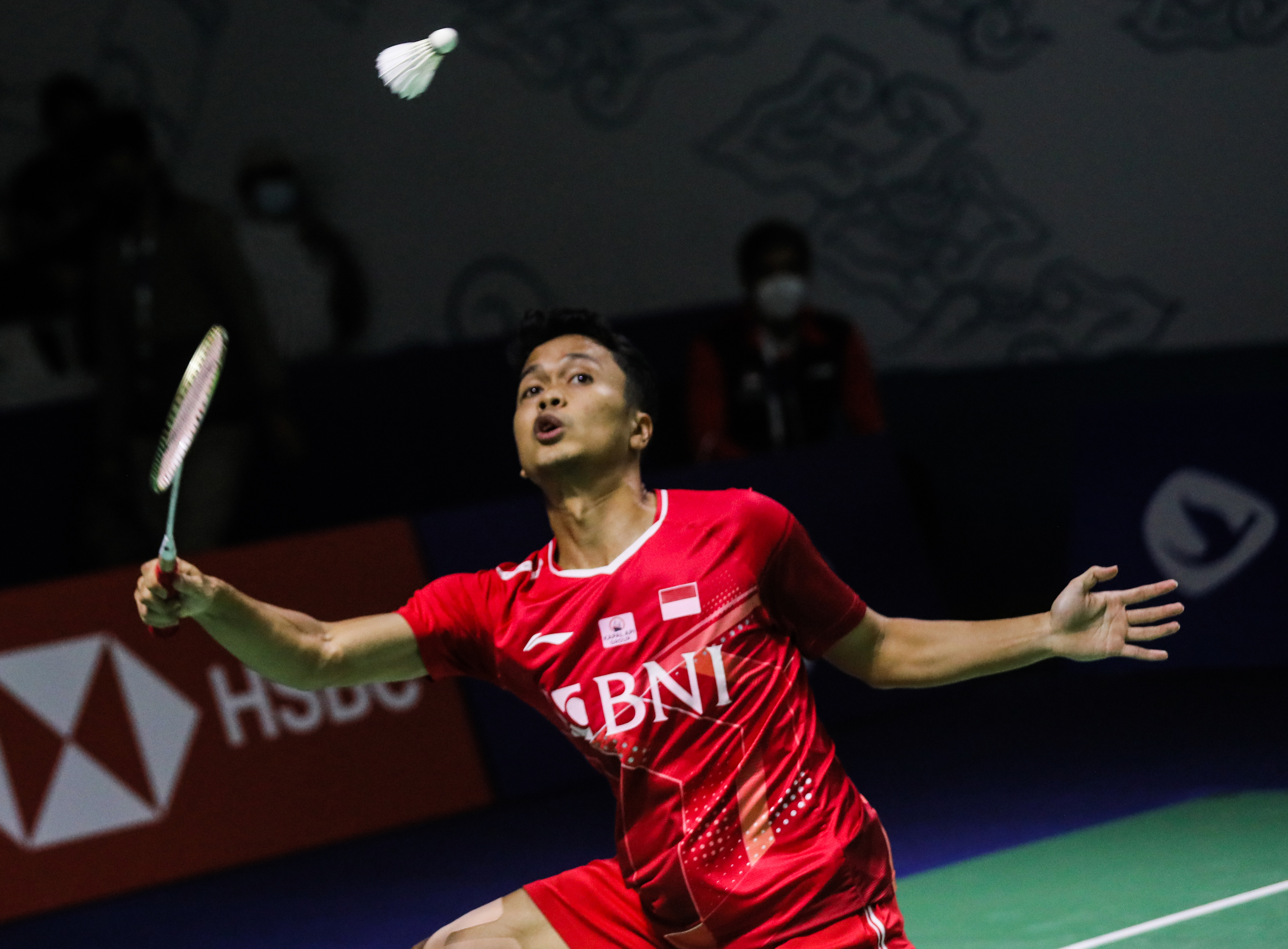 Tunggal putra Indonesia Anthony Sinisuka Ginting.