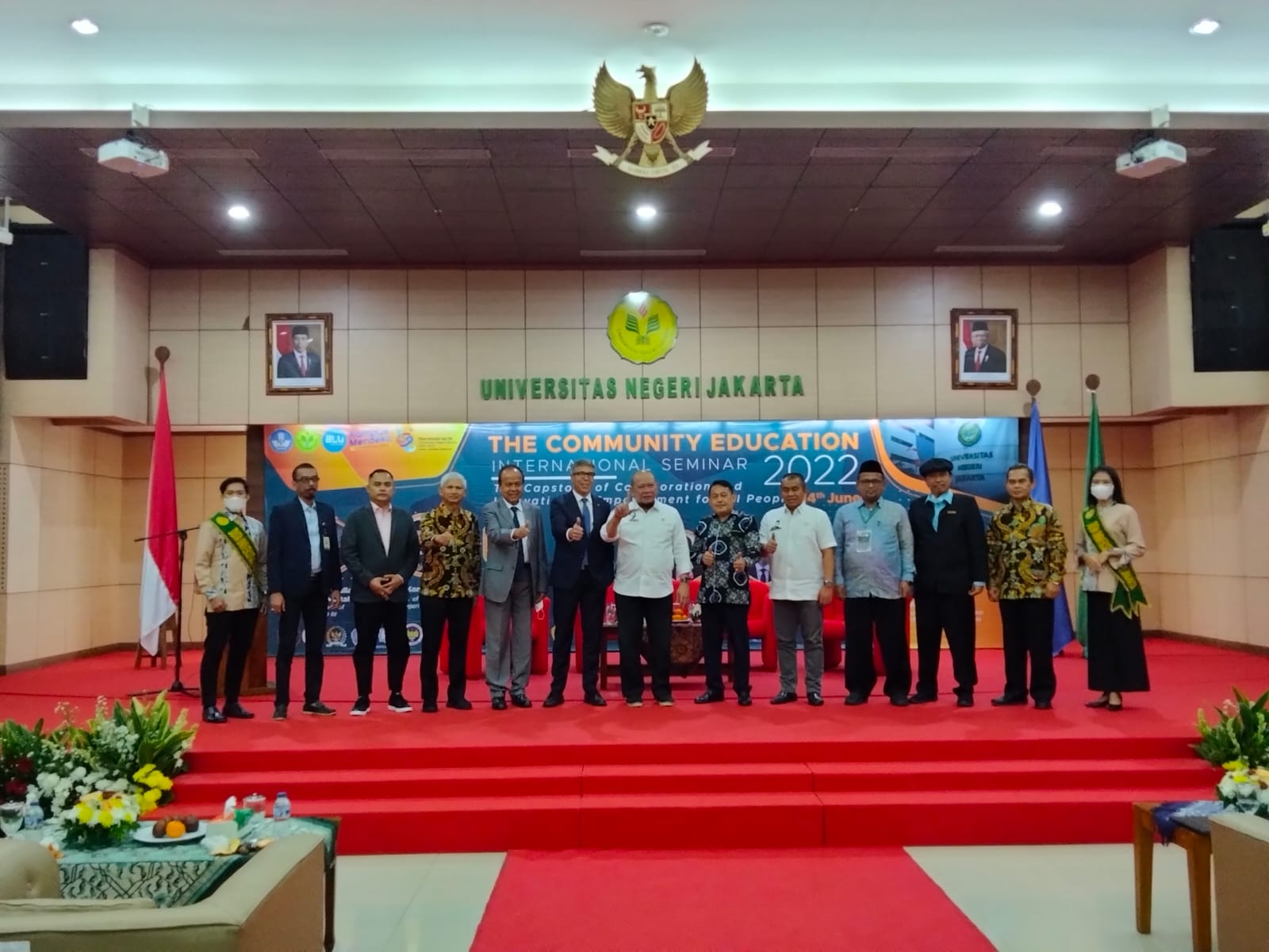 Seminar internasional bertema “The Capstone of Collaboration and Innovation to Empowerment for All People” di UNJ, Jakarta 