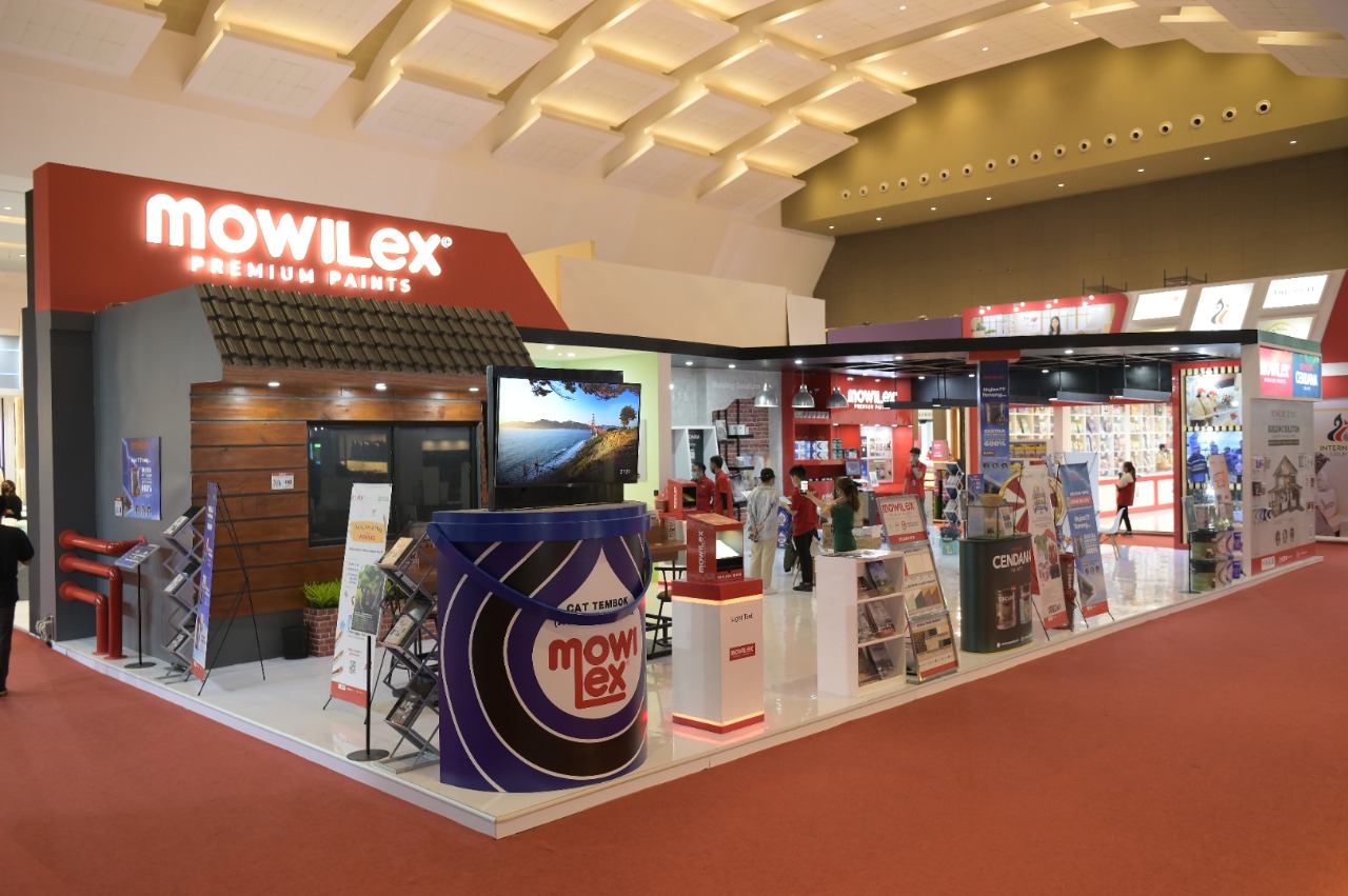 Salah stand yang menyemarakkan Jakarta Fair Kemayoran 2022.  