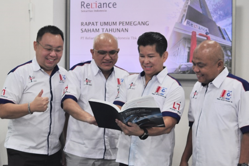 Rapat Umum Pemegang Saham Tahunan (RUPST) yang diselenggarakan di kantor pusat RELI, Rabu (29/6).