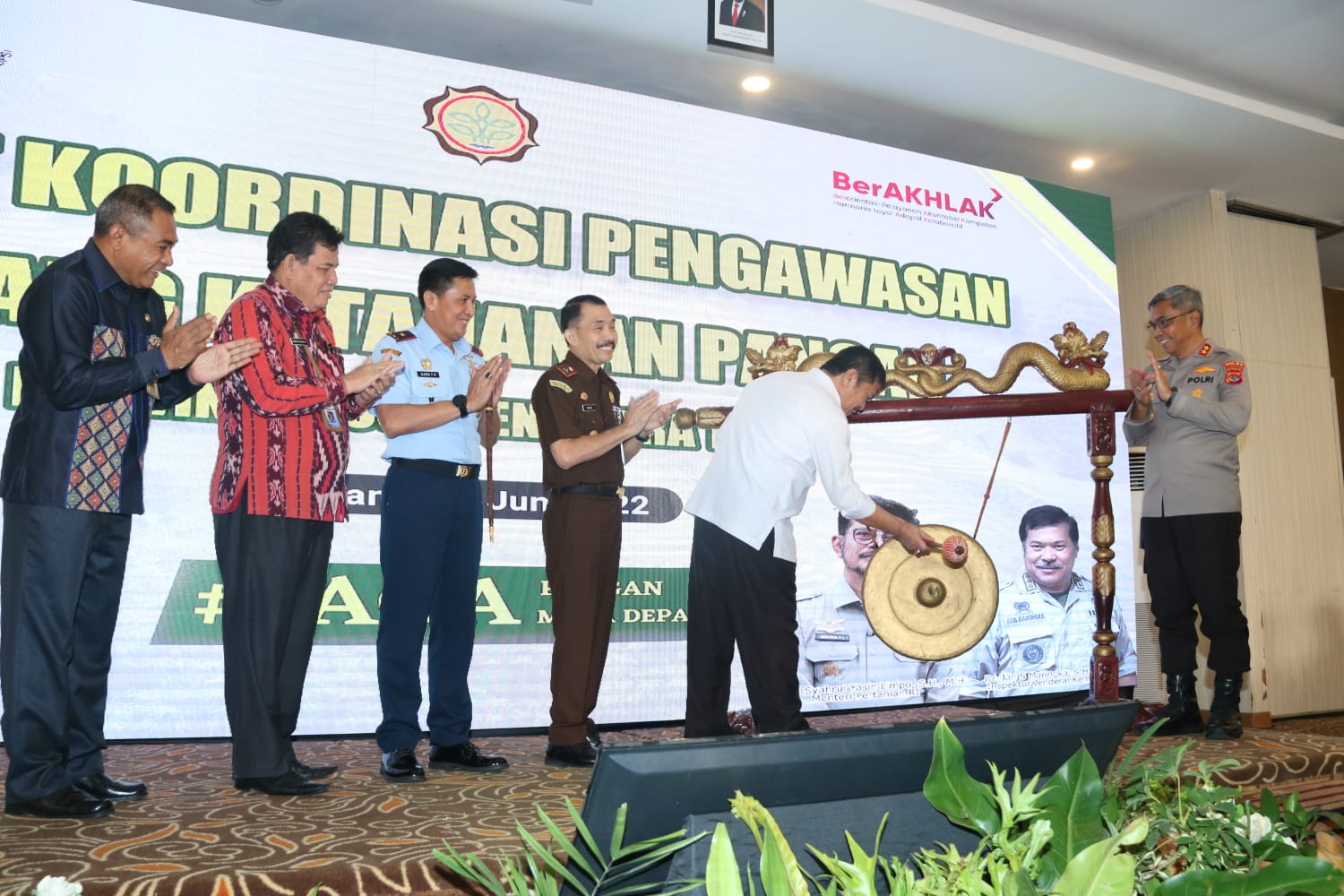 Kementan bersama Aparatur Penegak Hukum (APH) di Provinsi Nusa Tenggara Timur (NTT) tingkatkan kolaborasi dan sukseskan program jaga pangan.