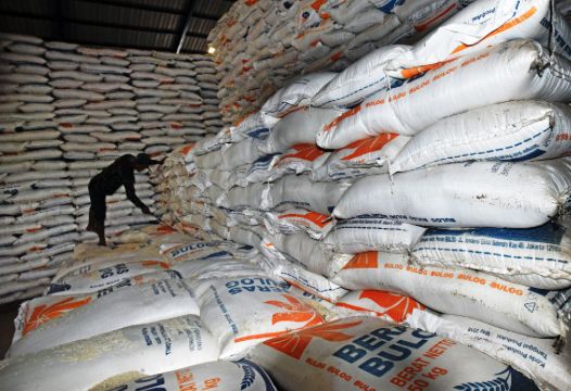 Stok beras Bulog.
