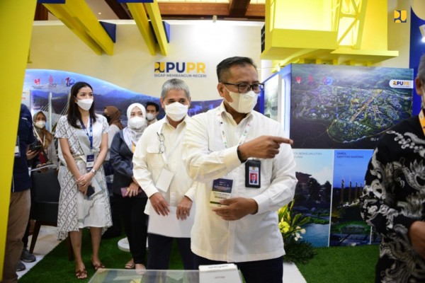 Pameran dalam Bussiness Matching tahapo III yang digelar Kementerian PUPR