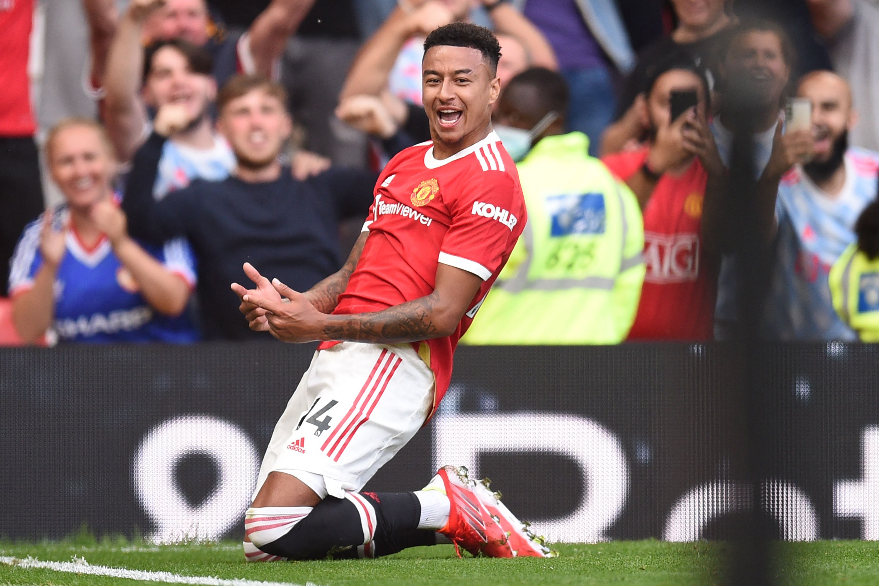 Gelandang Manchester United Jesse Lingard