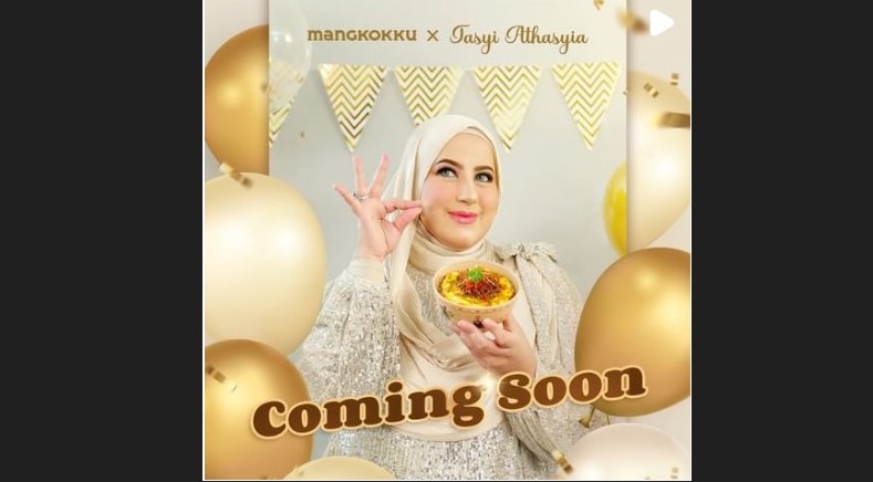 Kolaborasi antara Mangkokku dan Youtuber Tasyi Atasyia