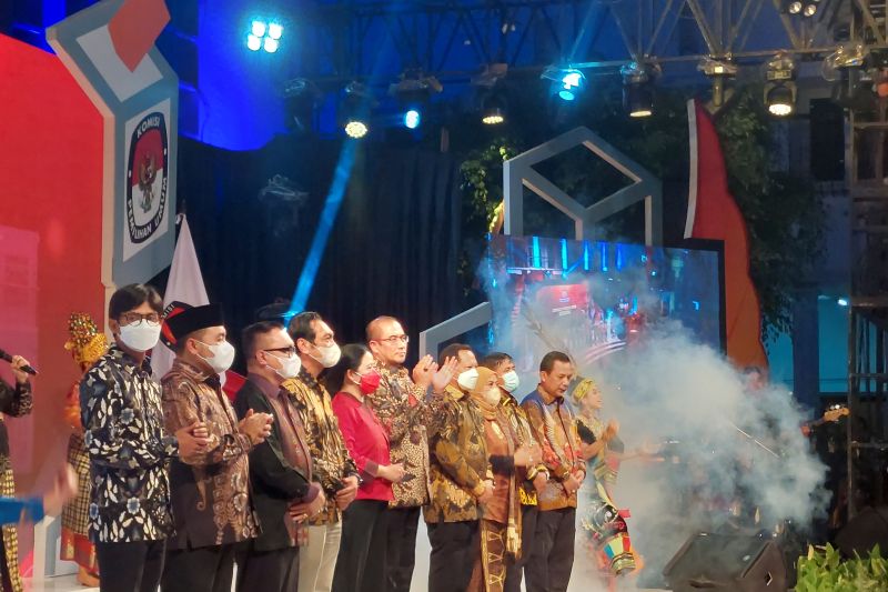 KPU secara resmi meluncurkan tahapan penyelenggaraan Pemilihan Umum 2024