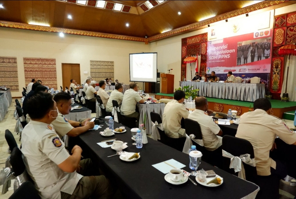 Rapat Supervisi Pengelolaan SDM  Penyidik Pegawai Negeri Sipil (PPNS) di Bali 