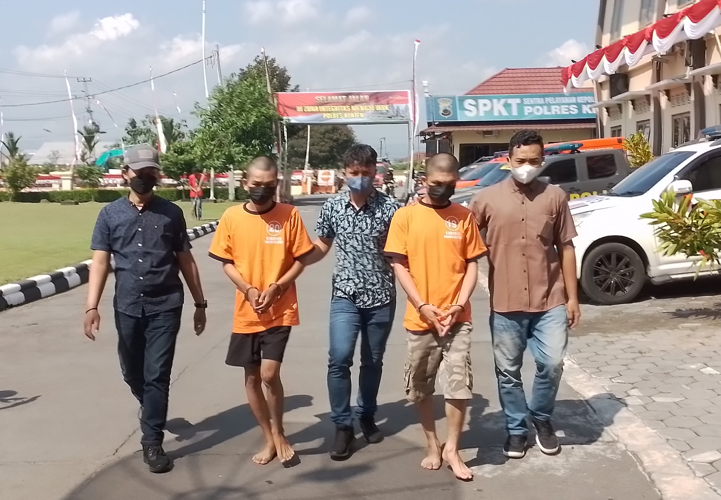 Polisi menangkap dua pelaku kejahatan pecah kaca mobil di Klaten