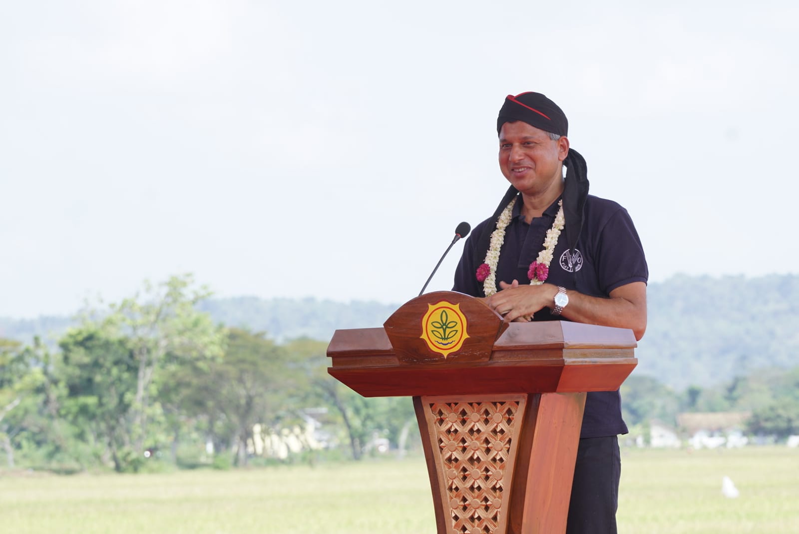 Perwakilan FAO (Organisasi Pangan Dunia) untuk Indonesia, Rajendra Aryal.