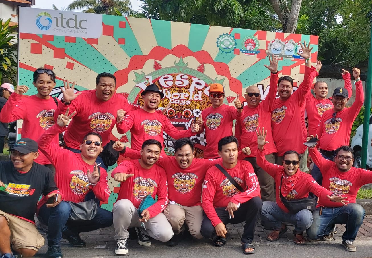 Ajang dunia otomotif Vespa World Day 2022 sukses digelar di Bali, Indonesia. 