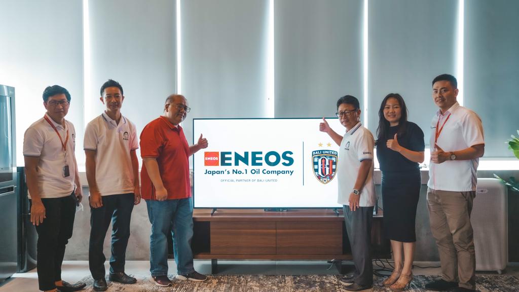 kerja sama sponsorship Eneos dengan Bali United