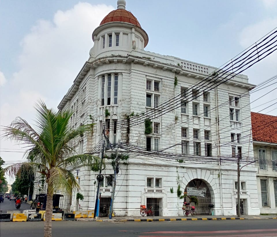 Salah satu bangunan di Kawasan Kota Tua Jakarta.