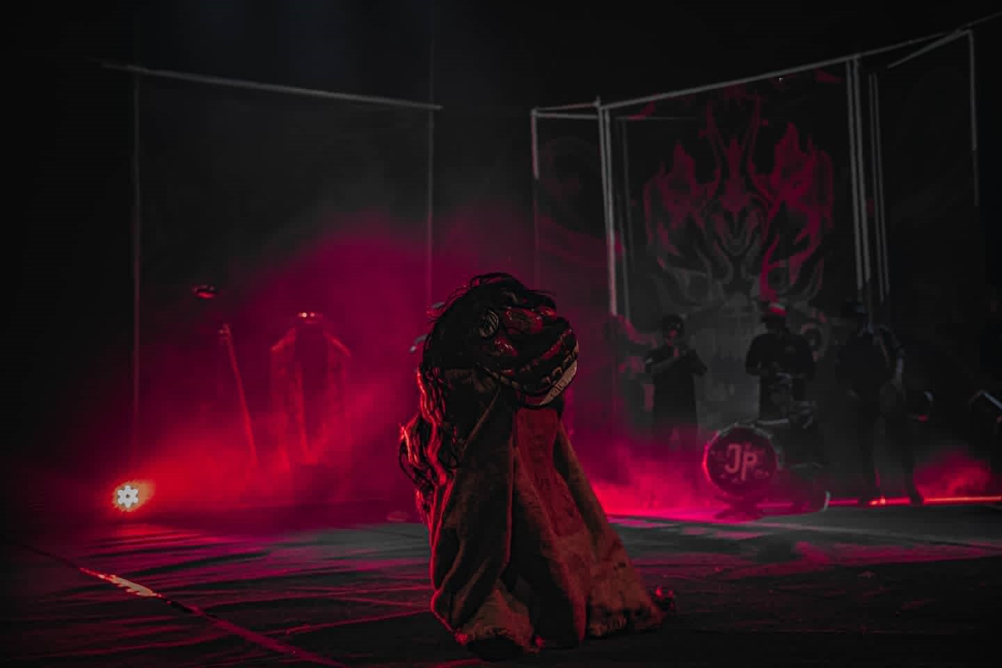 Kesenian Reak yang akan ditampilkan grup Juarta Putra di Denmark. 