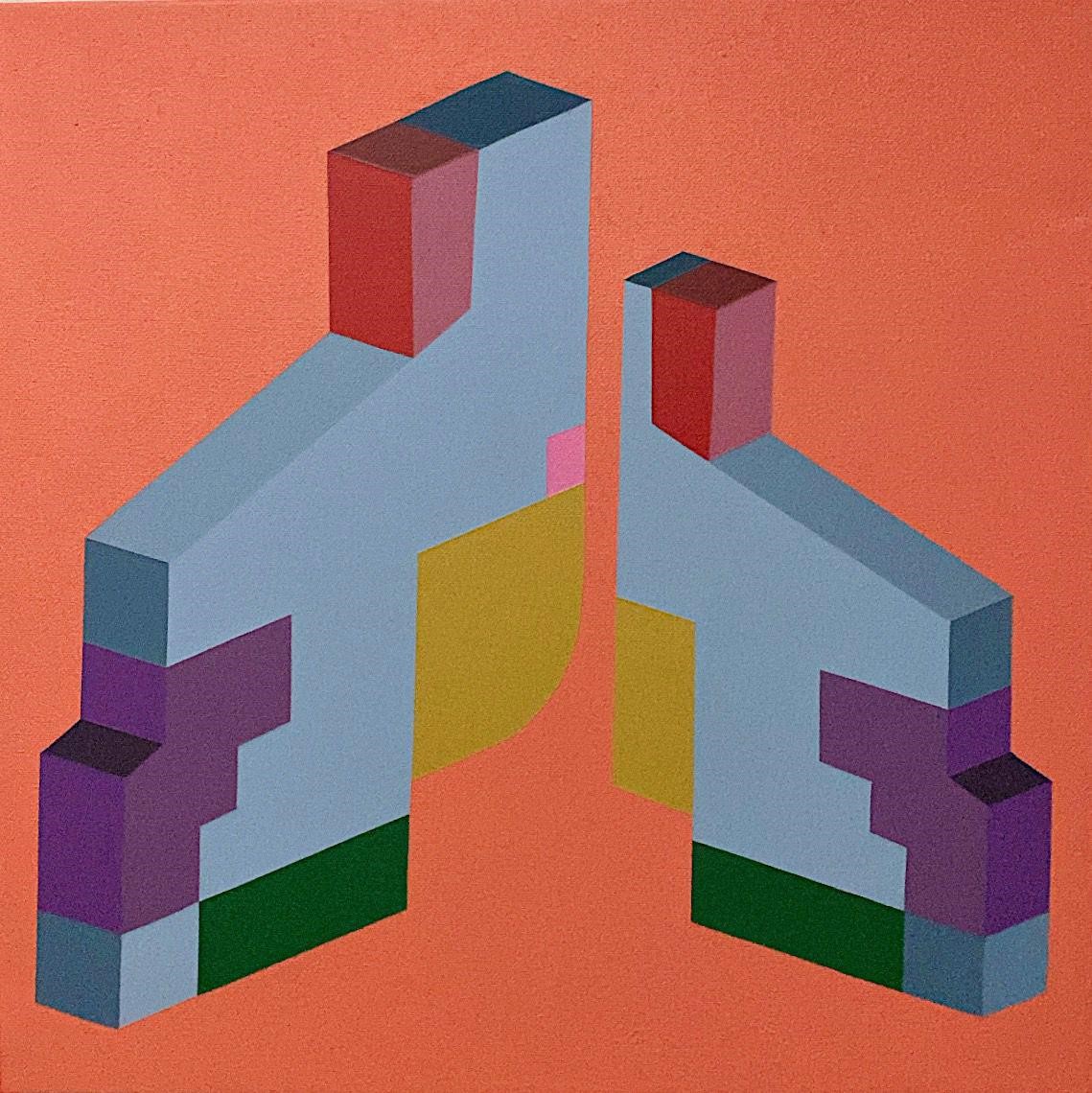 Distorted POV III”, 80x80 cm. Bunga Yuridespita, 2022