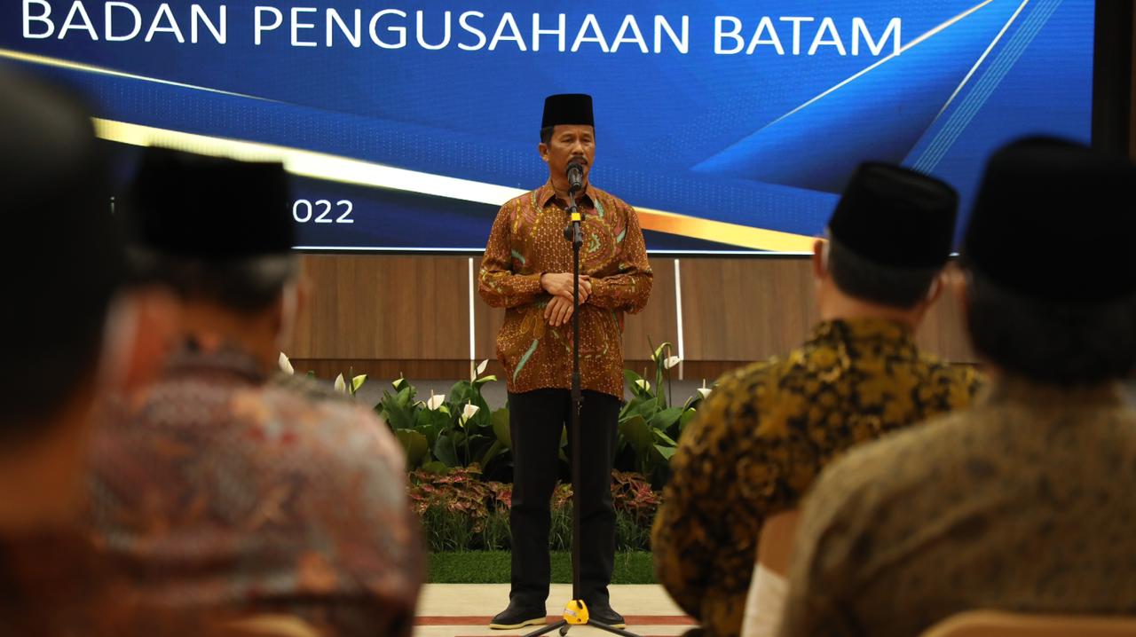 Kepala BP Batam, Muhammad Rudi, melantik 15 pejabat struktural Badan Usaha di Lingkungan Badan Pengusahaan Batam (BP Batam), Selasa (28/6), 