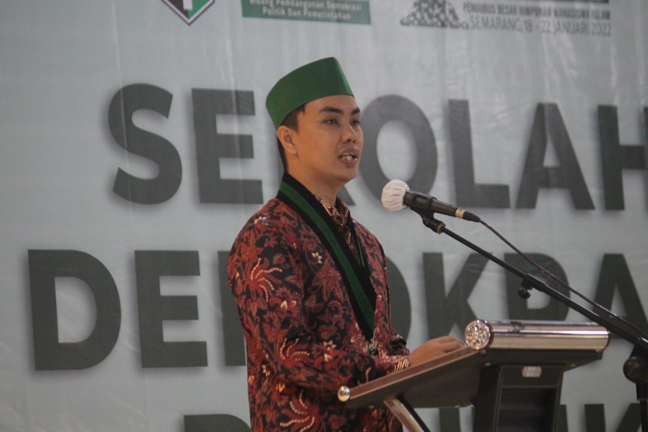  Ketua Umum Pengurus Besar Himpunan Mahasiswa Islam (PB HMI) Raihan Ariatama.