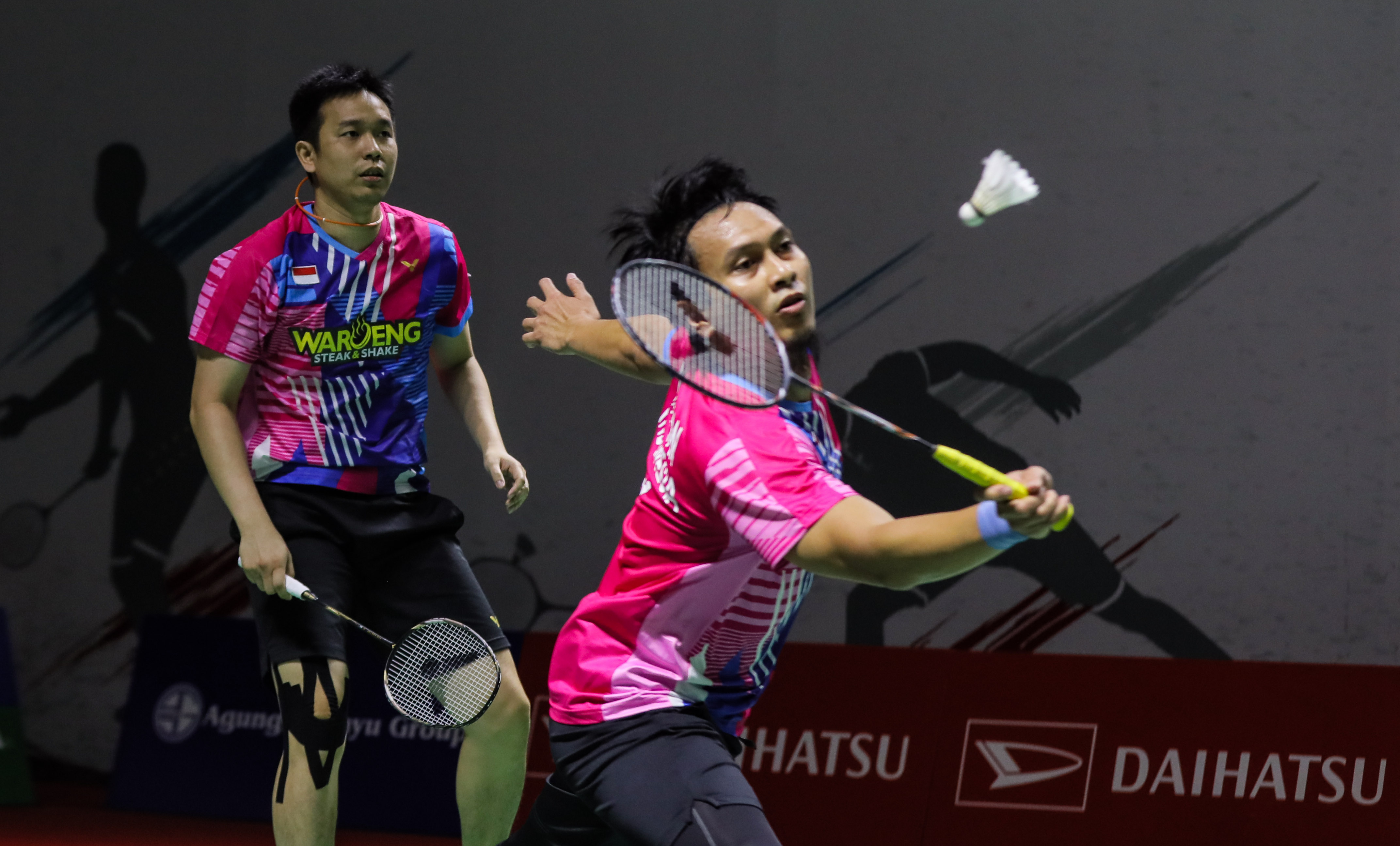 Pasangan ganda putra Indonesia hendra Setiawan/Mohammad Ahsan
