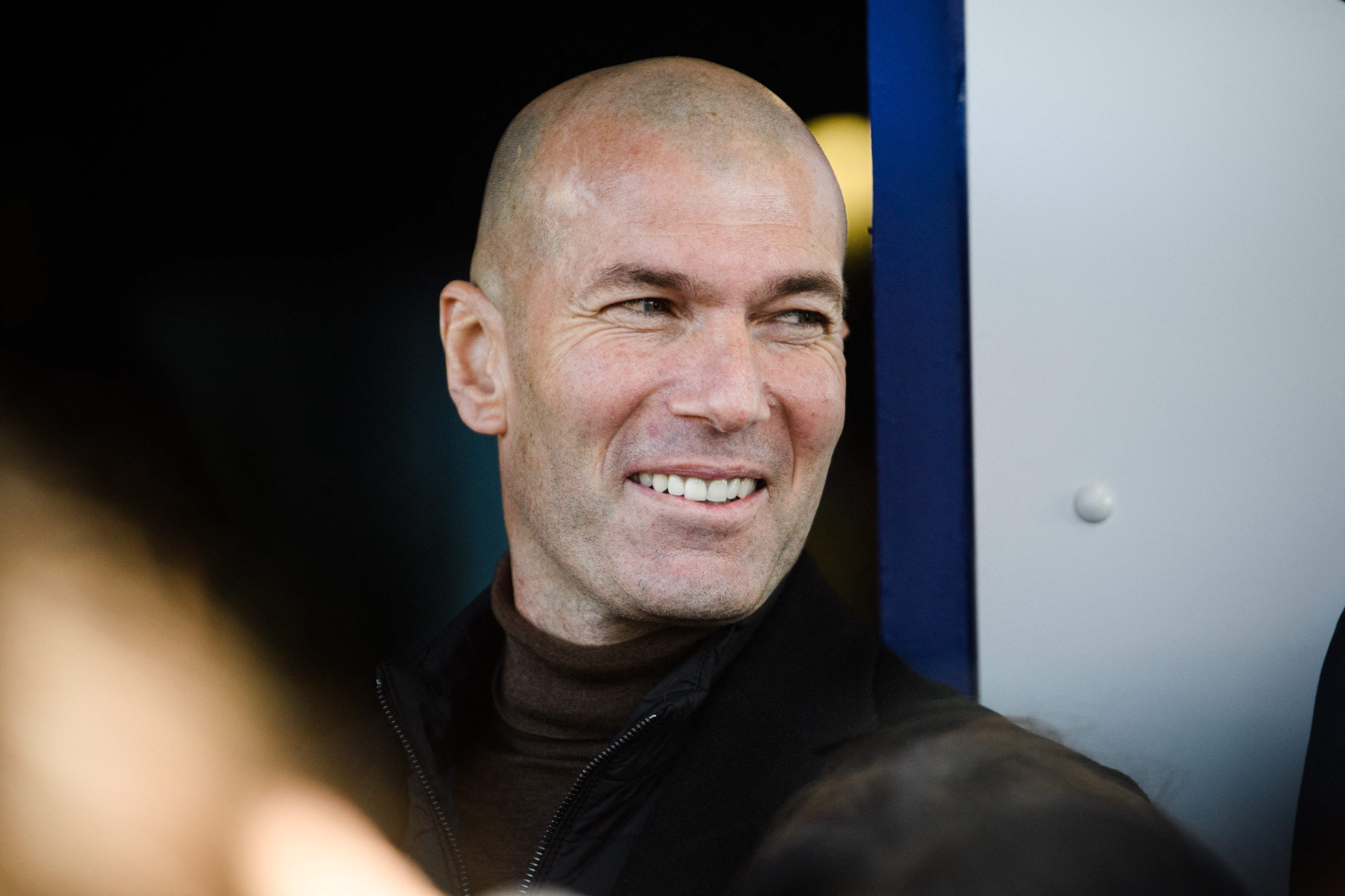 Pelatih asal Prancis Zinedine Zidane