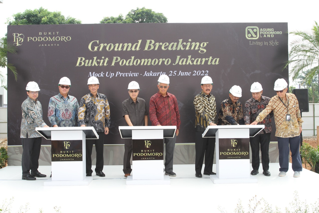 Ground Breaking Bukit Podomoro Jakarta.