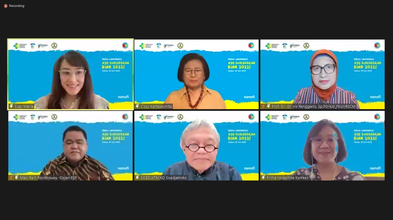 Briefing edukatif dengan tema “Ayo Sukseskan Bulan Imunisasi Anak Indonesia (BIAN) 2022!. 