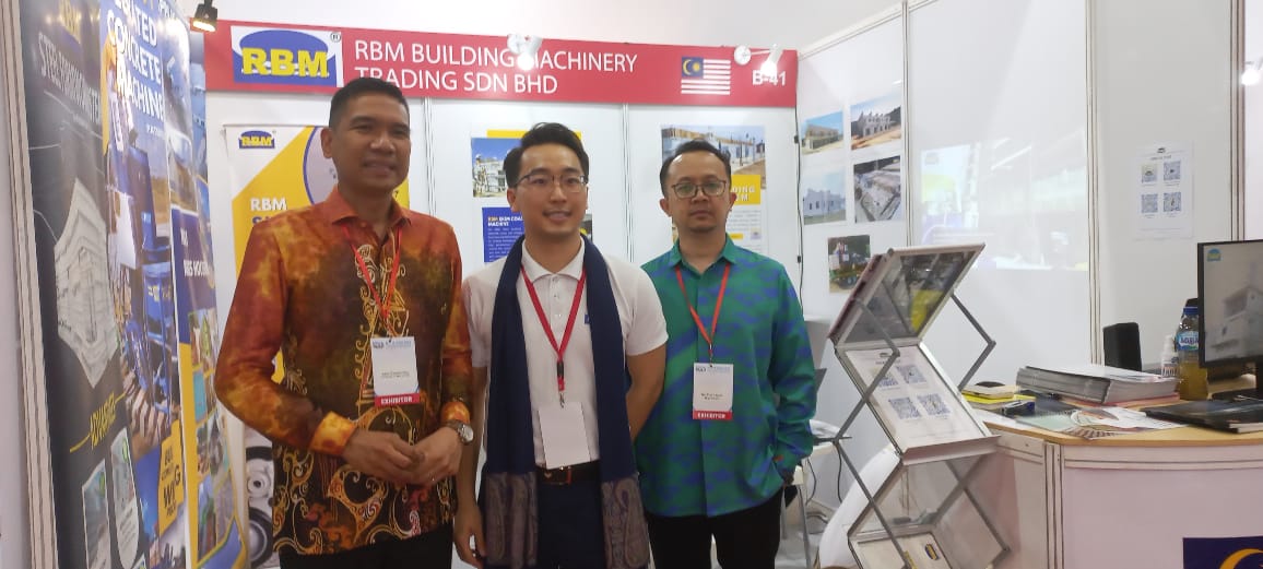 Salah satu perusahaan Malaysia di Booth Matrade pada Megabuild 2022