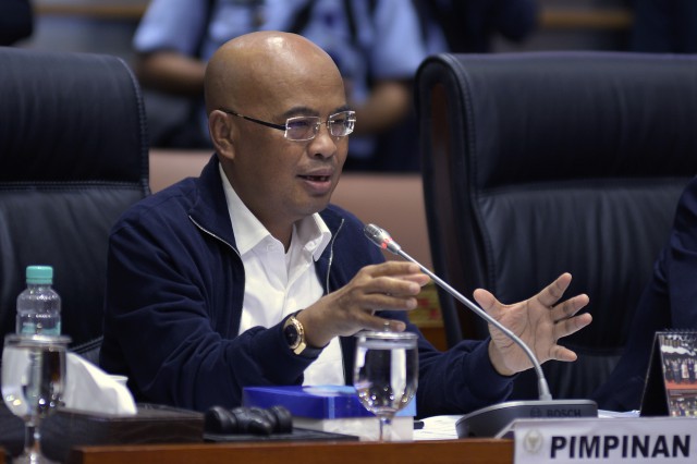 Pimpinan komisi III DPR RI Desmond Mahesa 